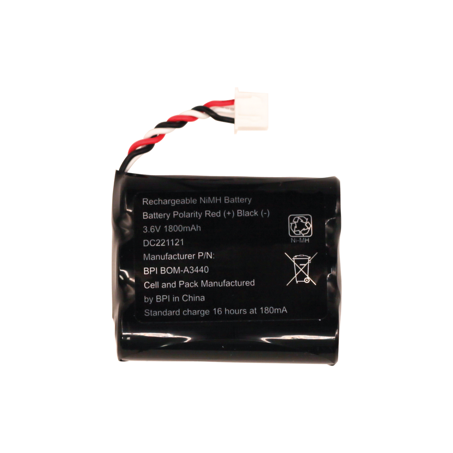 ATEL Rechargable NiMH Backup Battery 1800mAh for V810 Series