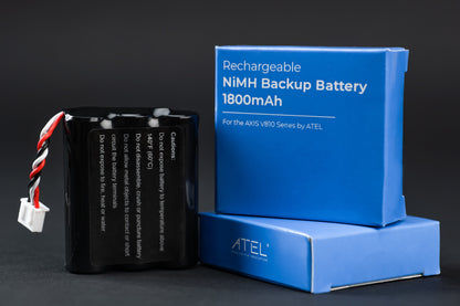 ATEL Rechargable NiMH Backup Battery 1800mAh for V810 Series (FULL CARTON / 50 UNITS)